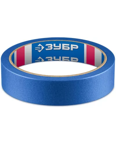 ЗУБР  №100 24 мм х 25 м, для гладких и слегка шероховатых поверхностей, малярная лента, Профессионал (12141-24)
