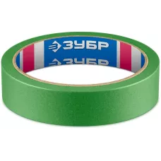 ЗУБР  №300 24 мм х 25 м, для грубых и шероховатых поверхностей, малярная лента, Профессионал (12143-24)