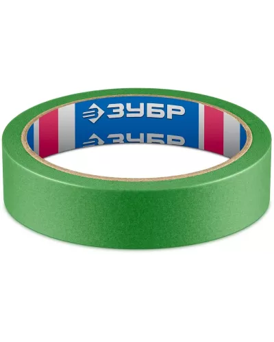 ЗУБР  №300 24 мм х 25 м, для грубых и шероховатых поверхностей, малярная лента, Профессионал (12143-24)
