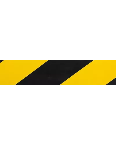 ЗУБР 50 мм х 25 м, желто-черная, разметочная клейкая лента (скотч) 12249-50-25 Профессионал