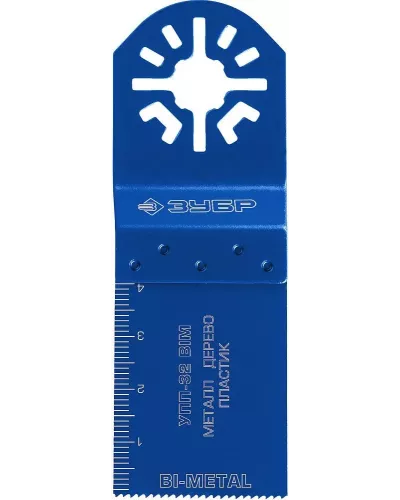 ЗУБР 32 x 40 мм, универсальная прямая пильная насадка УПП-32 BIM 15561-32 Профессионал