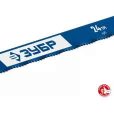 ЗУБР 24 TPI, 300 мм, 10 шт., полотно для ножовки по металлу Биметалл-24 15855-24-10_z01 Профессионал