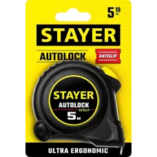 STAYER 5 м х 19 мм, с автостопом рулетка 2-34126-05-19_z02