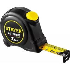 STAYER 7.5 м х 25 мм, с автостопом рулетка 2-34126-07-25_z02