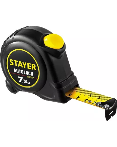 STAYER 7.5 м х 25 мм, с автостопом рулетка 2-34126-07-25_z02