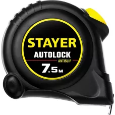STAYER 7.5 м х 25 мм, с автостопом рулетка 2-34126-07-25_z02