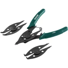 KRAFTOOL 180 мм, 3 насадки, съемник стопорных колец 12-в-1 22811