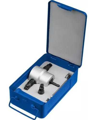 ЗУБР  Сверчок, набор в кейсе, насадка-ножницы для реза листового металла, Профессионал (23294)