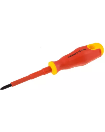 STAYER PH1х80 мм, отвертка диэлектрическая (25142-1-08)