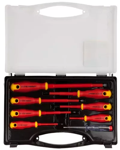 STAYER  Electro, 8 предм., набор диэлектрических отверток, Professional (25145-H8_z01)