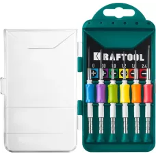 KRAFTOOL  Precision-6, 6 предм., отвертка для точных работ (25679)