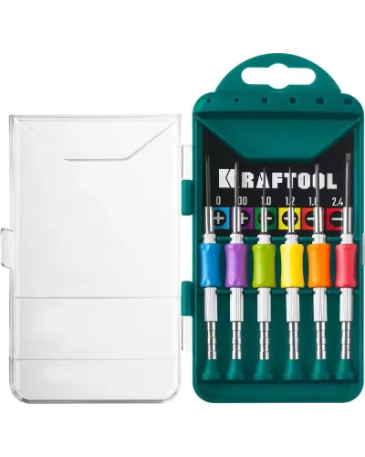 KRAFTOOL  Precision-6, 6 предм., отвертка для точных работ (25679)