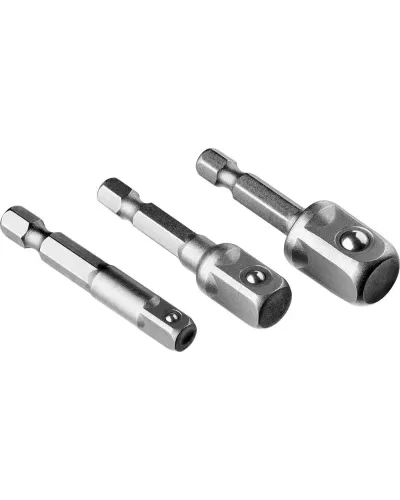 STAYER  Maxfix 50 мм, 3 шт, Адаптеры для торцовых головок (26656-H3)