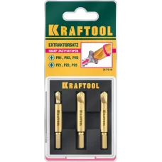 KRAFTOOL 3 шт., набор экстракторов поврежденного крепежа 26770-H3