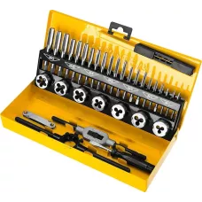 STAYER 32 предмета, легированная сталь, набор метчиков и плашек MaxCut Master