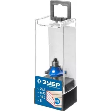 ЗУБР 25.4 x 10.5 мм, радиус 6.35 мм, фреза кромочная калевочная №1 28700-25.4 Профессионал