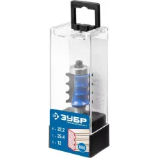 ЗУБР 22.2 x 25.4 мм, радиус 3.2 мм, фреза кромочная фигурная №1 28712-22.2 Профессионал