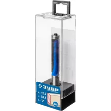 ЗУБР 12.7 x 50.8 мм, хвостовик 12 мм, фреза кромочная с нижним подшипником 28727-12.7-50.8 Профессионал