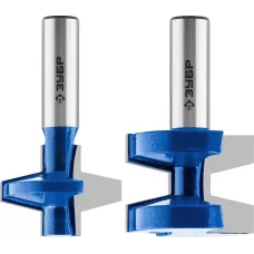 ЗУБР рабочая длина-28,6 мм, хв.-12 мм, D=38,1 мм, набор фрез пазо-шиповых 28731-38.1-H2