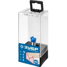 ЗУБР 10 x 8 мм, радиус 5 мм, фреза пазовая фасонная №4 28743-10-8 Профессионал