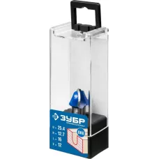 ЗУБР 25.4 x 16 мм, радиус 12.7 мм, фреза пазовая галтельная 28751-25.4-16 Профессионал