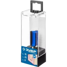 ЗУБР 15 x 25 мм, хвостовик 8 мм, фреза пазовая прямая 28753-15-25 Профессионал