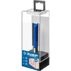 ЗУБР 12 x 51 мм, хвостовик 12 мм, фреза пазовая прямая, удлиненная 28754-12-51 Профессионал