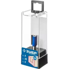 ЗУБР 8 x 20 мм, хвостовик 8 мм, фреза пазовая прямая с нижними подрезателями 28755-8-19 Профессионал