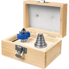 ЗУБР 38.1 x 13 мм, хвостовик 12 мм, фреза четвертная фальцевая с подшипниками 28759-38.1-H6 Профессионал