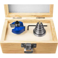 ЗУБР 38.1 x 13 мм, хвостовик 12 мм, фреза четвертная фальцевая с подшипниками 28759-38.1-H6 Профессионал