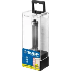 ЗУБР 12.7 x 38 мм, хвостовик 12 мм, фреза кромочная с нижним подшипником 28783-12.7-38-12 Профессионал