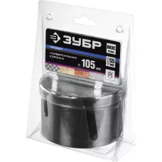 ЗУБР Ø 105 мм, твердосплавные резцы, коронка 29514-105 Профессионал