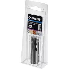 ЗУБР Ø 25 мм, твердосплавные резцы, коронка 29514-25 Профессионал