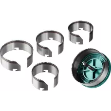 KRAFTOOL  68-74-80-90-100мм, 5 шт., сегментная, пила наборная по дереву 29584-H5-32