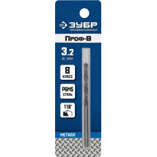 ЗУБР Ø 3.2 x 65 мм, сталь Р6М5, класс В, сверло по металлу 29621-3.2 Профессионал