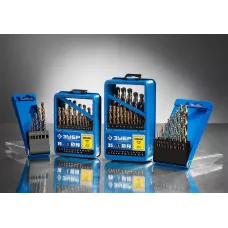 ЗУБР 10 шт. (Ø 1-10 мм), класс А, Р6М5К5, набор сверл по металлу 29626-H10_z01 Профессионал