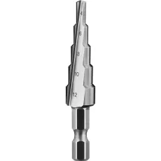 ЗУБР  4-12 мм, 5 ступеней, Р6М5, сверло ступенчатое 29670-4-12-5_z01 Профессионал