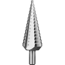 ЗУБР  4-30 мм, 14 ступеней, Р6М5, сверло ступенчатое 29670-4-30-14_z01 Профессионал