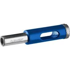 ЗУБР Ø6 мм, Р 60, алмазное, сверло трубчатое по кафелю и стеклу 29850-06 Профессионал