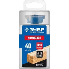 ЗУБР Ø40 х 90 мм, сверло Форстнера композитное с твердосплавными резцами 29945-40_z01