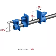 ЗУБР  СТ-34, 3/4", трубная струбцина (32305-34)