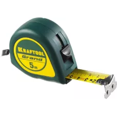 KRAFTOOL 5 м х 25 мм, рулетка GRAND 34022-05-25