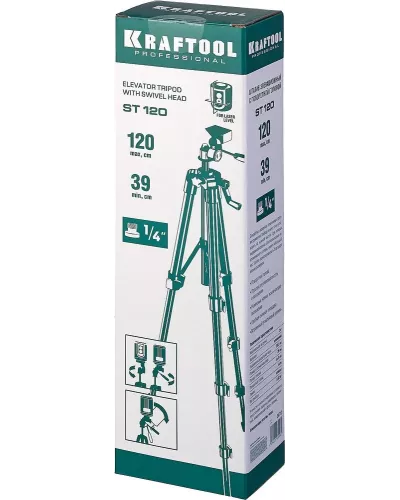 KRAFTOOL штатив элевационный ST 120 34712