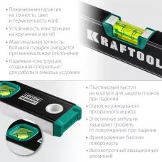 KRAFTOOL 600 мм, уровень с зеркальным глазком GRAND 34781-60