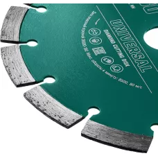 KRAFTOOL Ø 125Х22.2 мм, алмазный, сегментный, по железобетону, высокопрочному бетону диск отрезной UNIVERSAL 36680-125