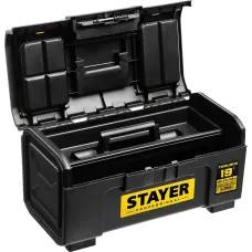 STAYER 480 х 270 х 240, пластиковый, ящик для инструмента TOOLBOX-19 38167-19 Professional