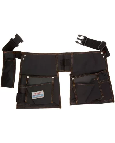 ЗУБР 13 карманов, нейлон, петля (скоба) для крупного инструмента, сумка поясная для инструмента 38654