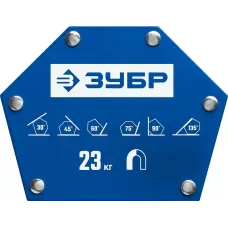 ЗУБР  УМ-6, 23 кг, угольник магнитный для сварочных работ, Профессионал (40055-23)