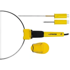 STAYER 3 насадки, 7Вт, 220 В, прибор для художественной резки пенопласта, пластика 45257-H3