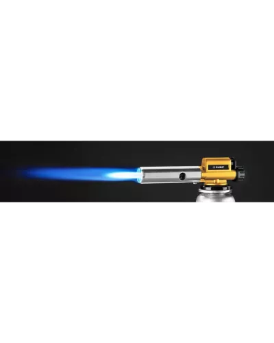 ЗУБР  ГПМ-800, 1300°C, цельнометаллическая, газовая горелка с пьезоподжигом на баллон с цанговым соединением, Профессионал (55550)
